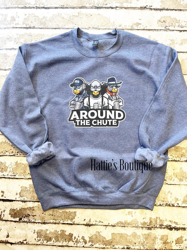 Around The Chute Sweatshirt - Heather Navy