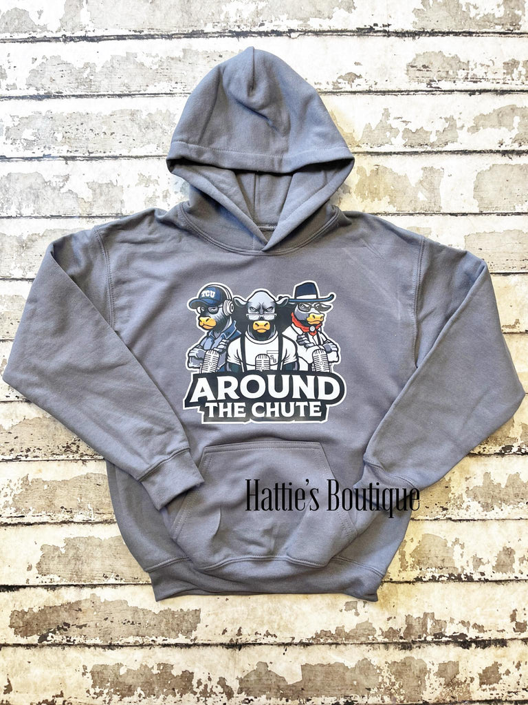 Around The Chute Youth Hoody - Charcoal