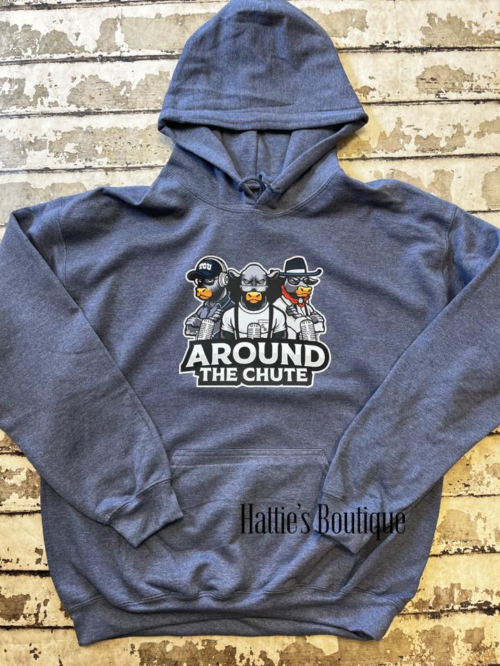 Around The Chute Hoody - Heather Navy
