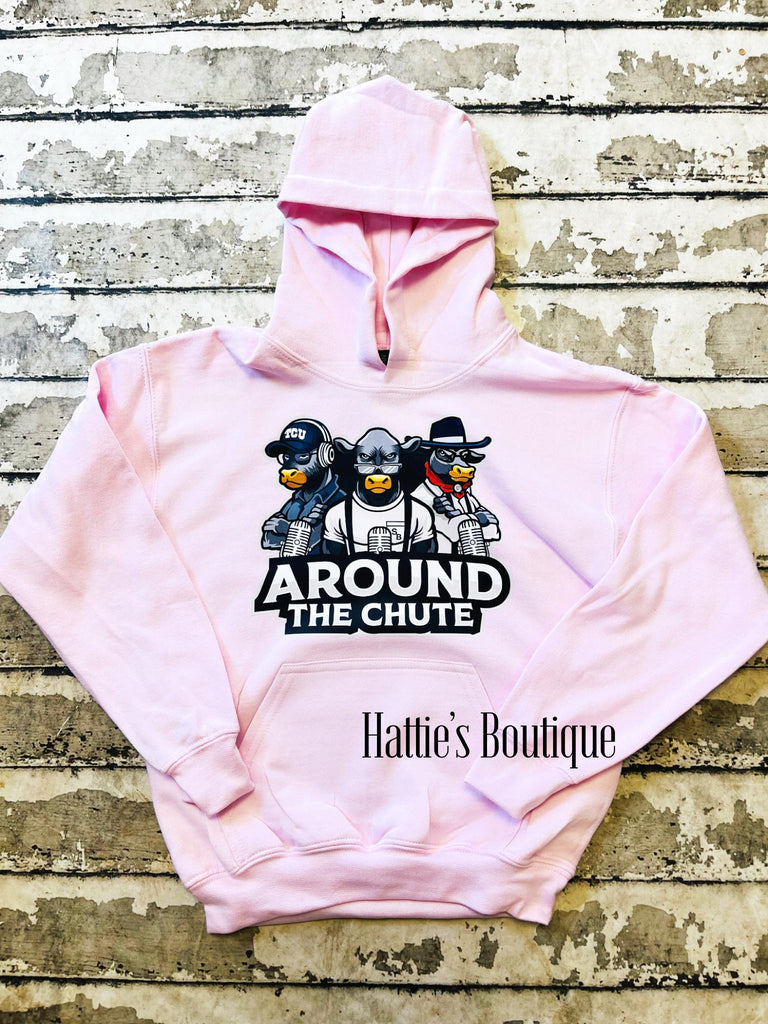 Around The Chute Youth Hoody - Light Pink