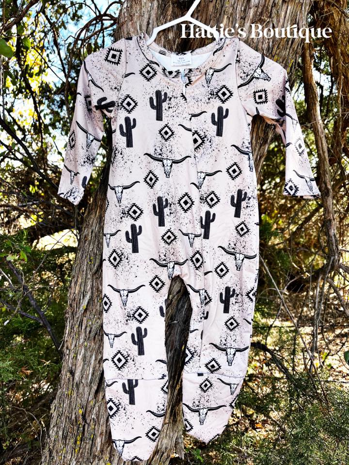 Longhorn Cactus Onesie