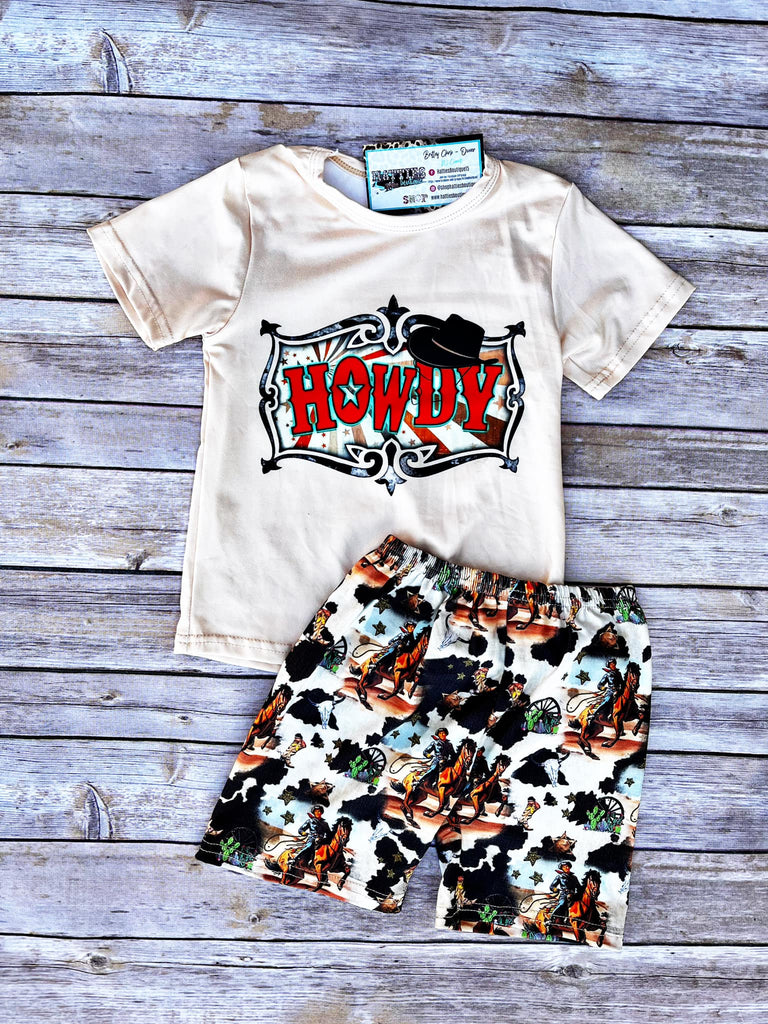 Howdy Boys Short Set