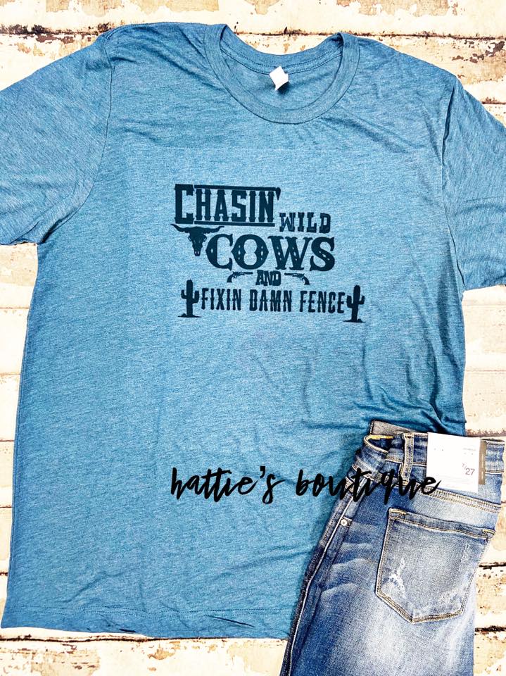 Chasin' Wild Cows Tee